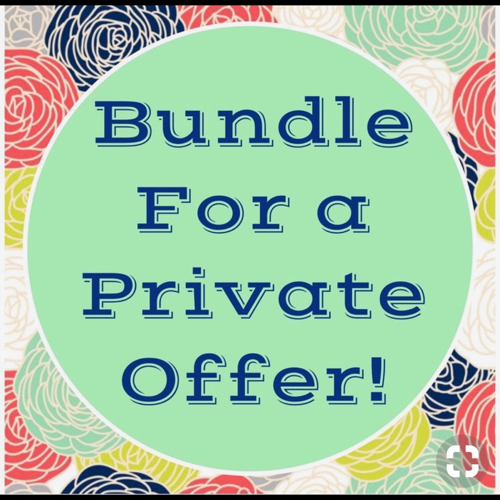 Bundle likes & I’ll send a private offer